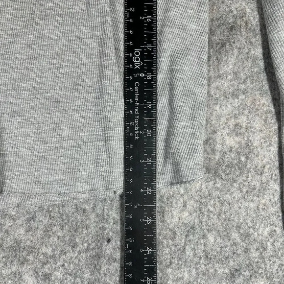 Intimately Free People Top Womens Small Rib Knit V-Neck Light Gray - Picture 4 of 7